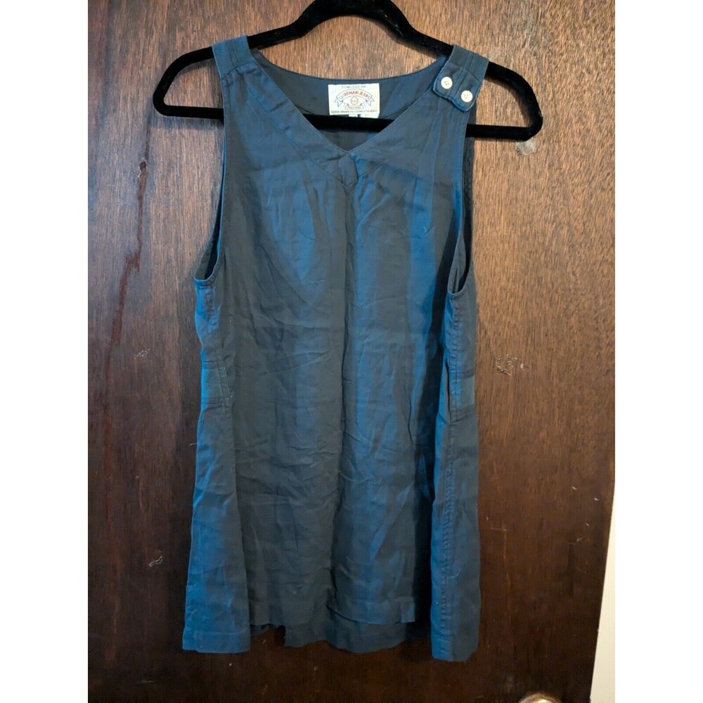 Vintage Armani Jeans Large Tank Top With Button Details